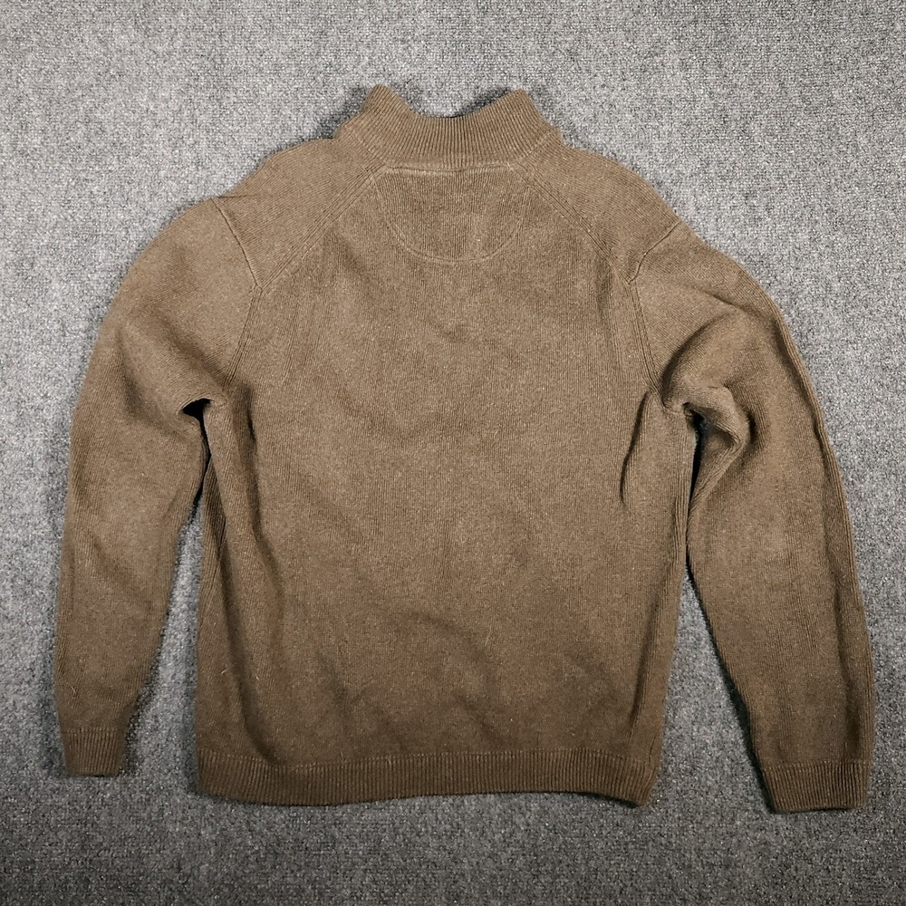 Ping Collection 1/4 Zip Sweater Size Large Brown Golf Outdoors Pullover - Picture 2 of 6